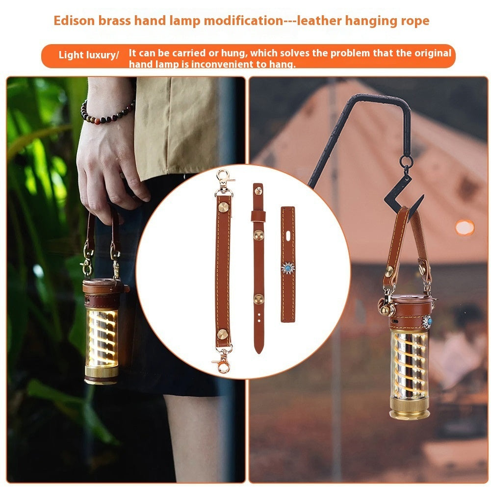 Camping Leather Hang Lantern