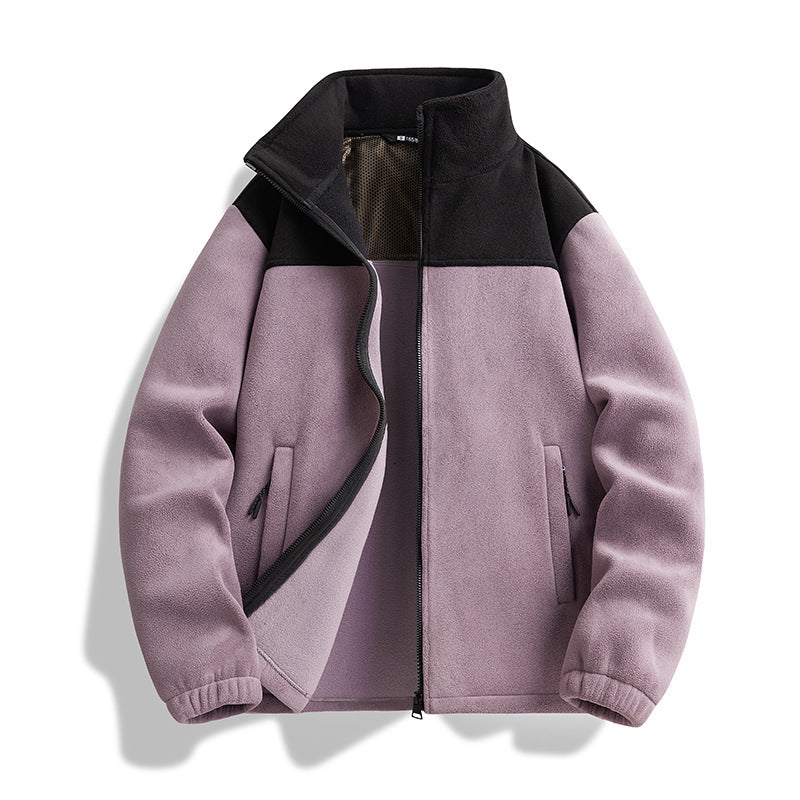 Polar Fleece-lined Thickened Jacket