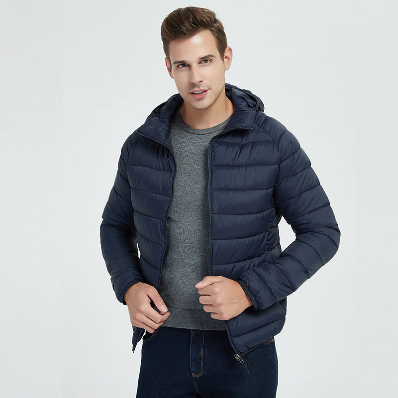 Down padded men's jacket