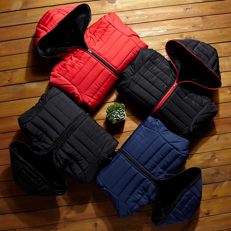 Men's Winter Short Padded Slim Jacket