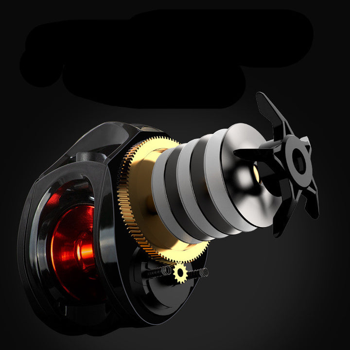 Compact Round Fishing Reel