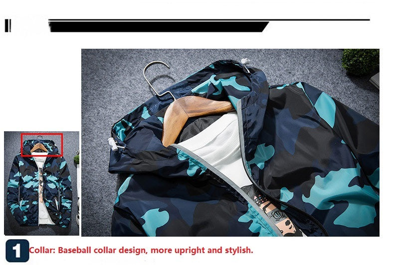 Camouflage Casual Men's Jackets