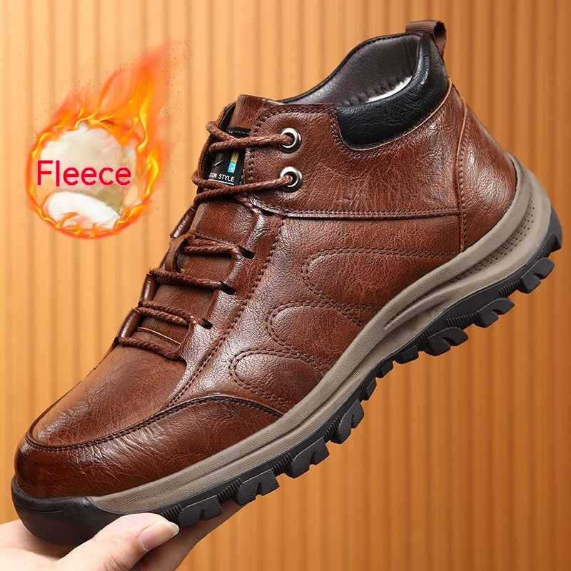 Casual Leather Simple Travel Outdoor Camping Shoes