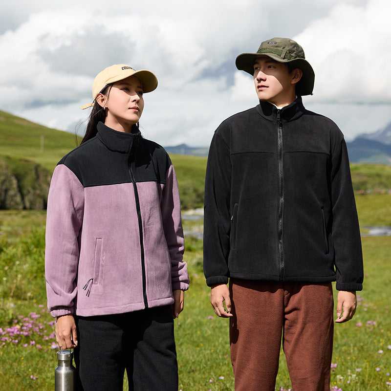 Polar Fleece-lined Thickened Jacket