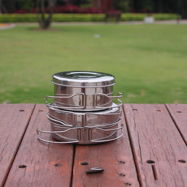 Outdoor Stainless Steel Cookware Set