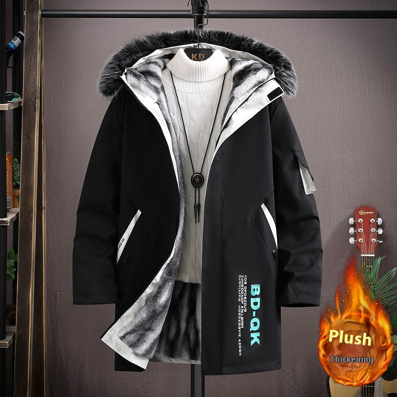 Hooded Fleece Men's Casual Jacket