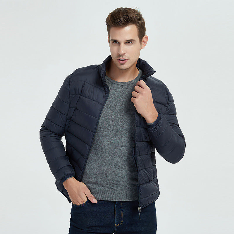 Down padded men's jacket