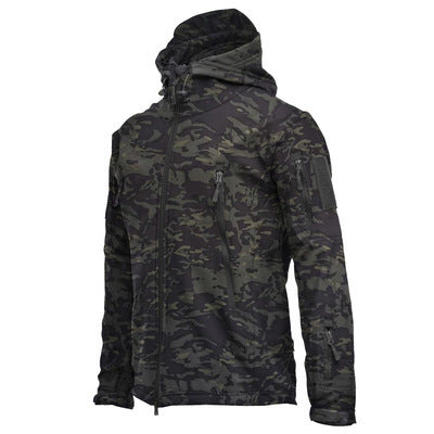 Tactical Outdoor Keep Warm Fleece Shell Jacket