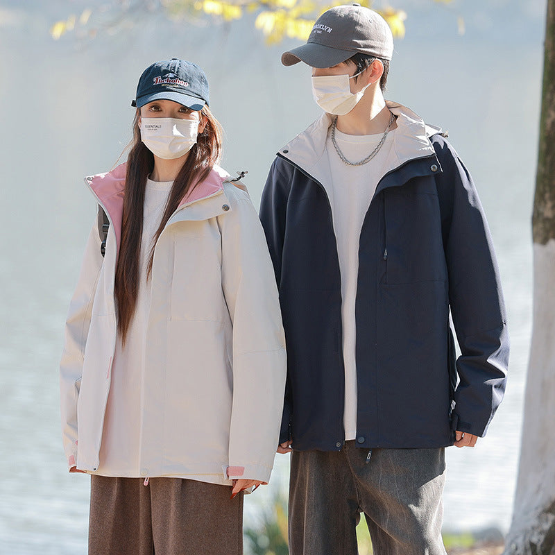 Leisure Sports Outdoor Couple Windproof Jacket