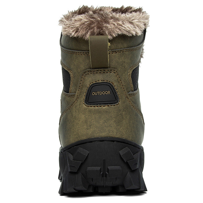 Men's Plus Size Warm High Top Outdoor Shoes