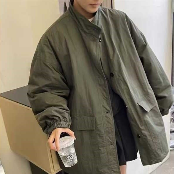 Mid-length Thin Cotton Coat