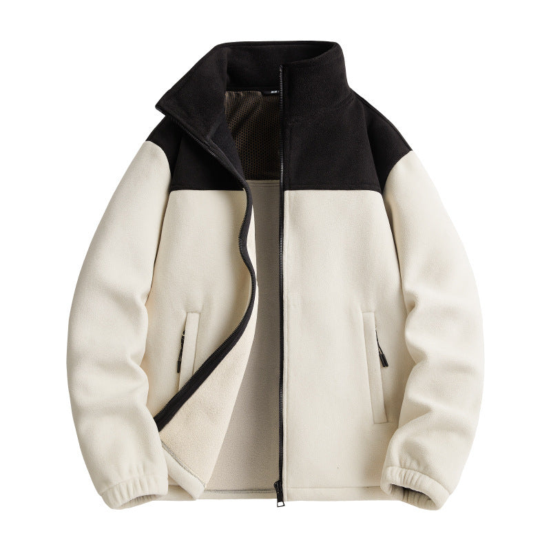 Polar Fleece-lined Thickened Jacket
