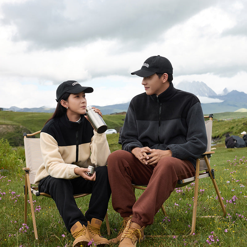 Polar Fleece-lined Thickened Jacket