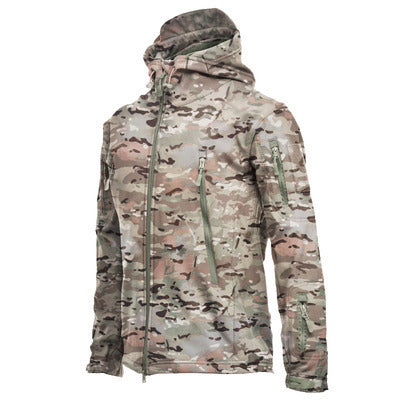 Tactical Outdoor Keep Warm Fleece Shell Jacket