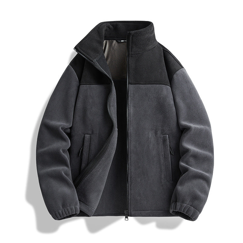 Polar Fleece-lined Thickened Jacket