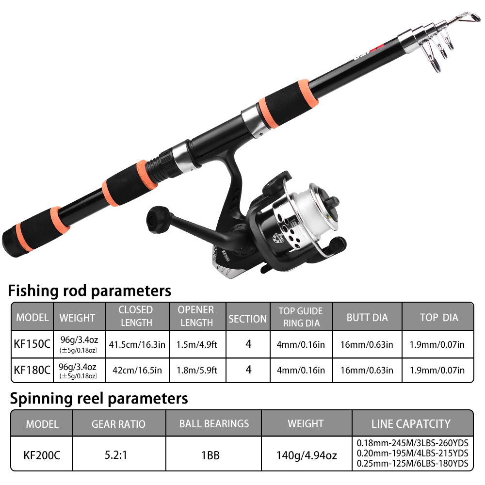 Tossing Casting Fishing Wheel Fishing Rod