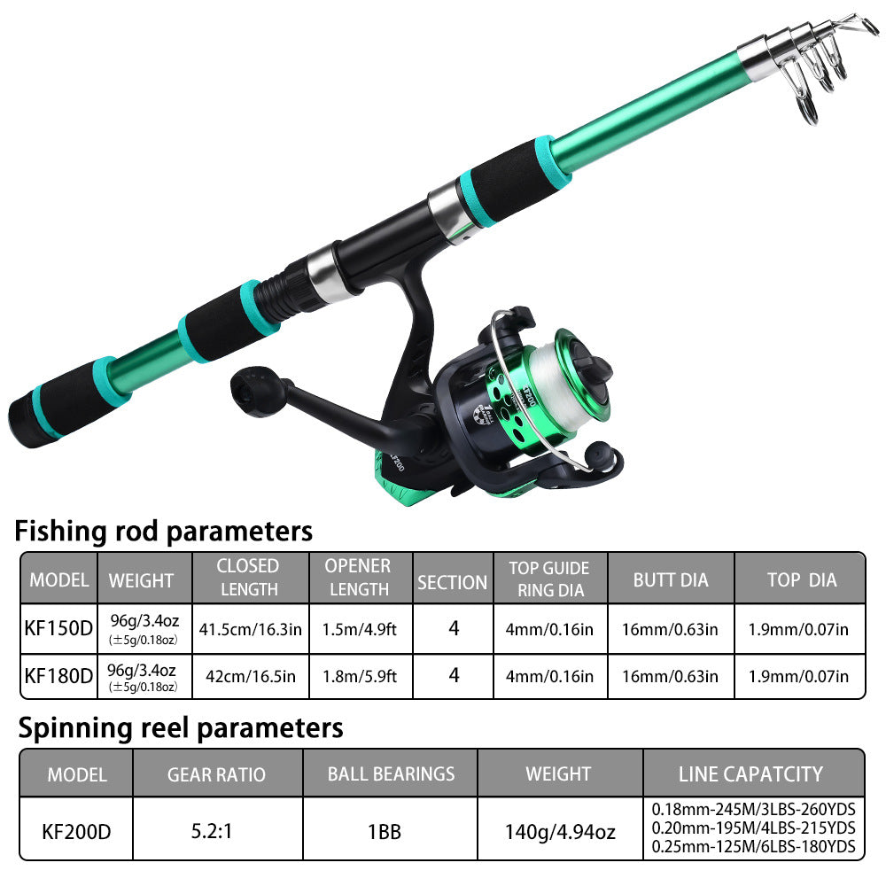 Tossing Casting Fishing Wheel Fishing Rod