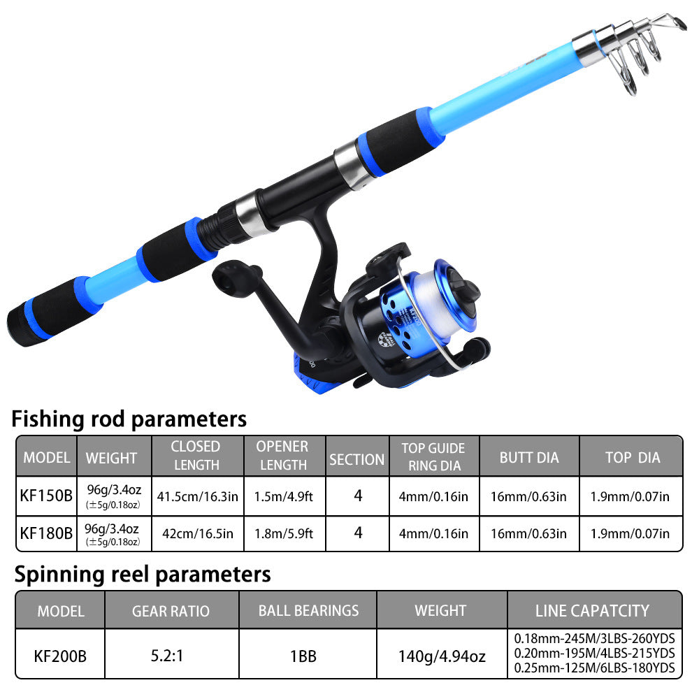 Tossing Casting Fishing Wheel Fishing Rod