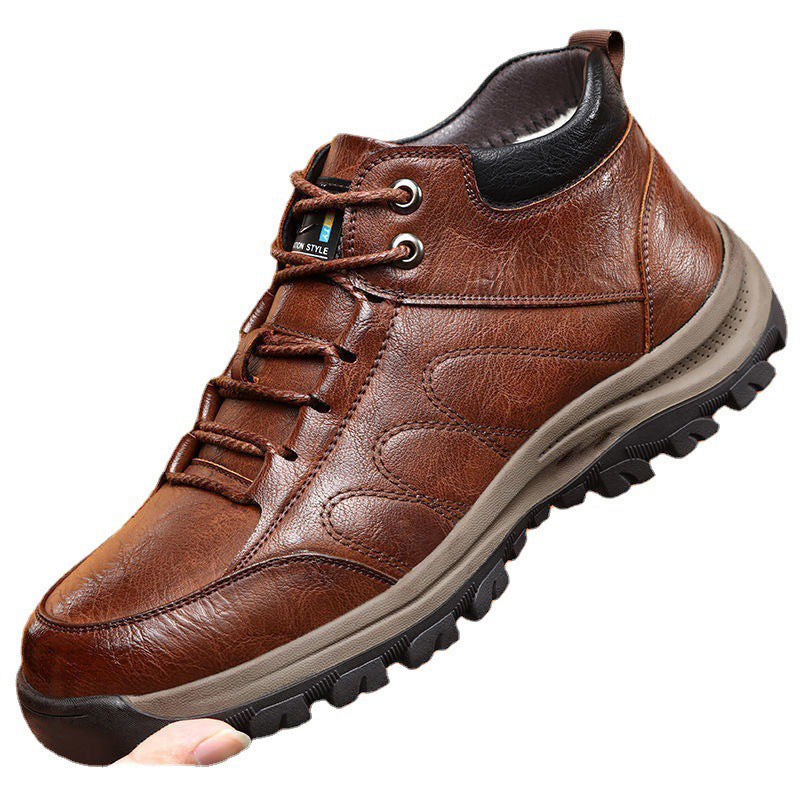Casual Leather Simple Travel Outdoor Camping Shoes