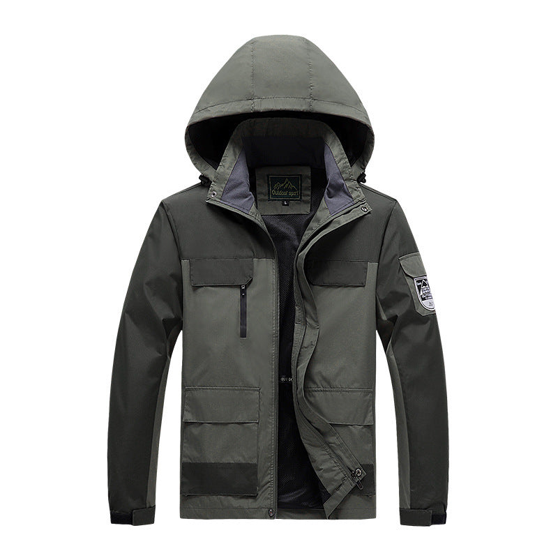 Sports And Leisure Hooded Hiking Jacket
