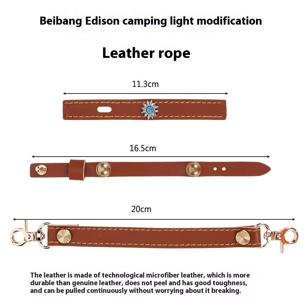 Camping Leather Hang Lantern