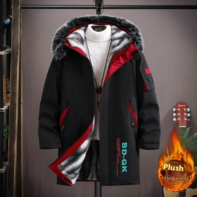 Hooded Fleece Men's Casual Jacket