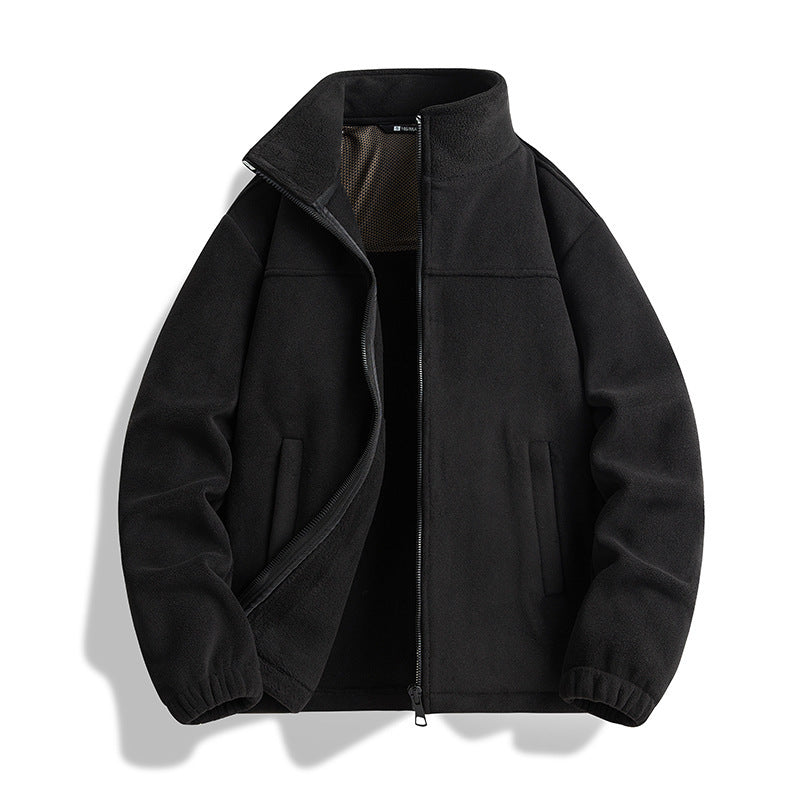 Polar Fleece-lined Thickened Jacket