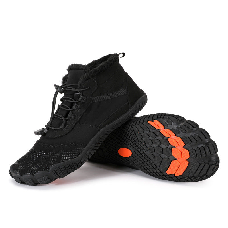 Winter Fleece-lined Thickened Hiking Shoes