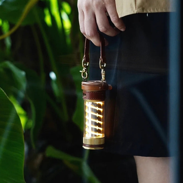 Camping Leather Hang Lantern